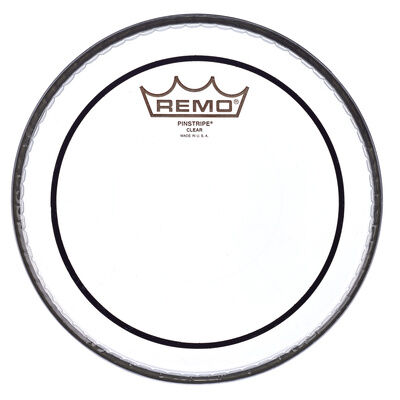 Remo 08"" Pinstripe Fell transparent