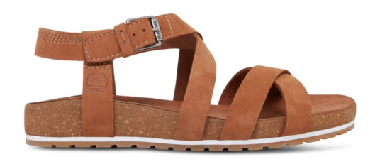 Timberland Women's Malibu Waves Ankle Strap Sandal Brun 39 Woman