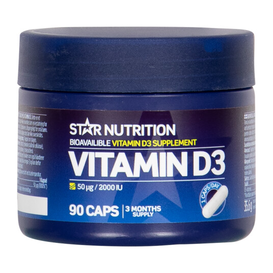 Star Nutrition - Vitamin D3, kosttilskudd STD STD