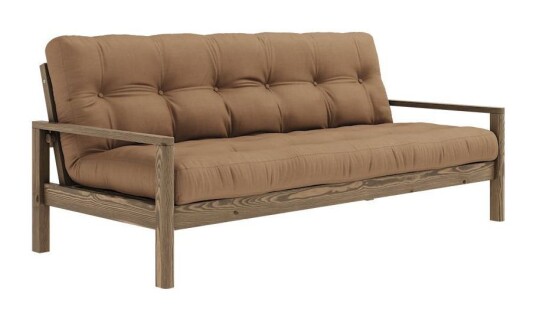 Karup Design Knob Sovesofa, Brun lakkert furu, Mocca Unoliving 1733432-20-0 1733432-19-0 Karup Design Knob Sovesofa, Brun lakkert furu, Mocca Unoliving 1733432-20-0 1733432-19-0