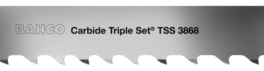 Bahco Bandsågblad Triple Set 3868 Hm 8800x67x1.6 Tss-1.4/2t
