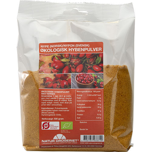 Natur Drogeriet Natur-Drogeriet Nype Pulver Fint M. Fr500g Natur Drogeriet Natur-Drogeriet Nype Pulver Fint M. Fr500g
