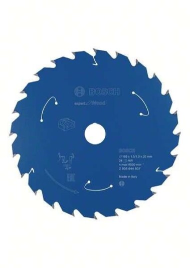 Bosch Expert For Wood 165 mm Sirkelsagblad til Batteridrevne Sager - 24 Tenner Bosch Expert For Wood 165 mm Sirkelsagblad til Batteridrevne Sager - 24 Tenner