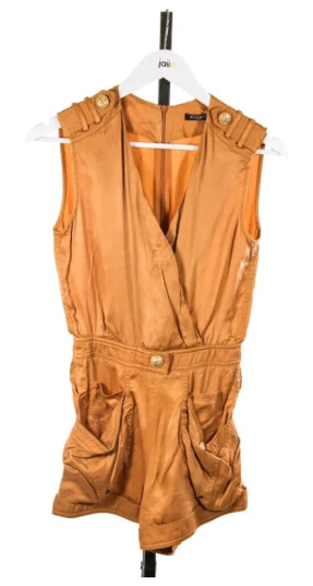 Balmain Pre-owned Pre-eide polyesterkjoler Brun XS
