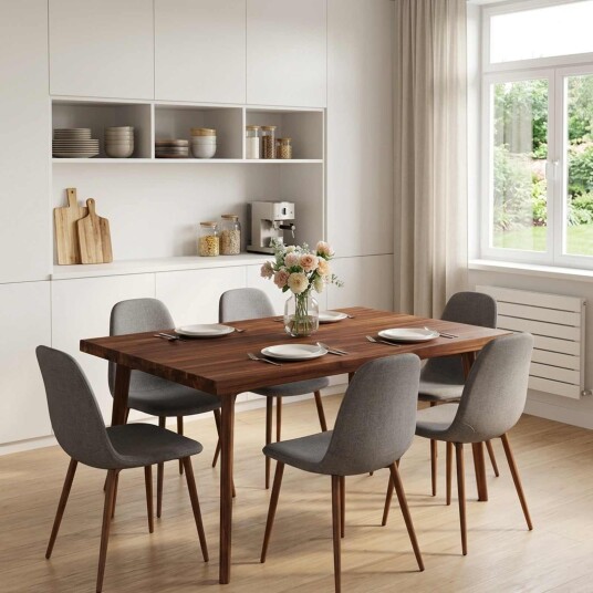 vidaXL Rektangulær Bordplate 90 x 80 x 3,2 cm Rektangulær