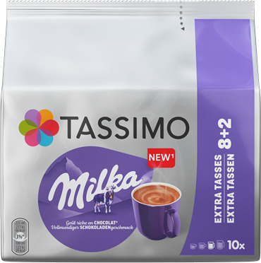 Milka | Kakaodrikk 10 kapsler til Tassimo