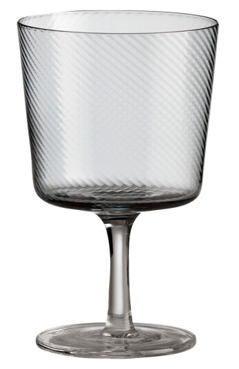 Aida RAW Unique swirl vinglass 35 cl smoke