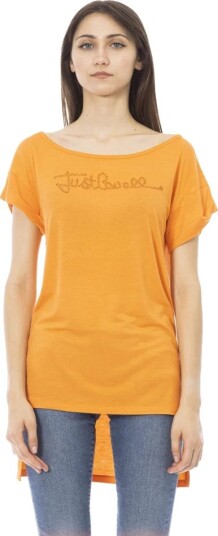 Just Cavalli Dame Topper Oransje S,