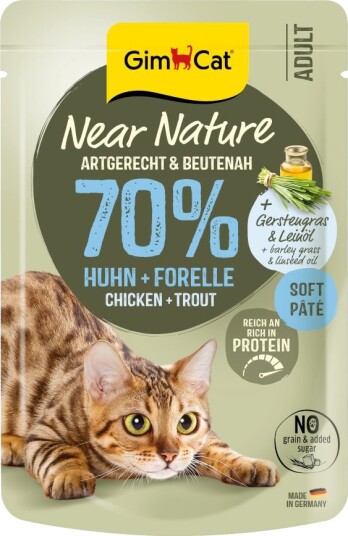 Gimcat Våtfôr Near Nature & Ørret Kylling 16 X 85 G Gimcat Våtfôr Near Nature & Ørret Kylling 16 X 85 G
