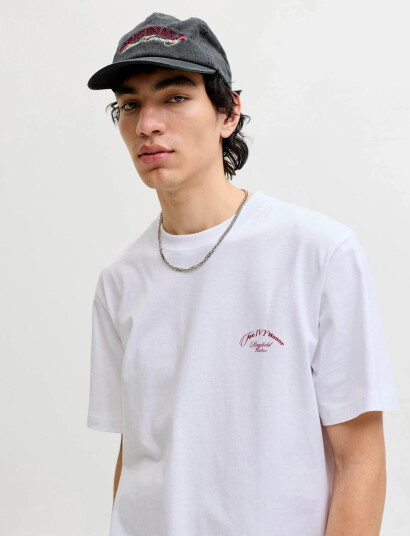 Jack & Jones Jacframe Washed Emb Cap Sn Grey ONE SIZE