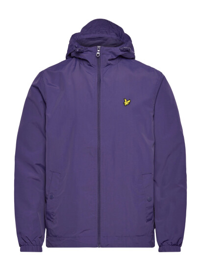 Lyle & Scott Zip Through Hooded Jacket Purple S Lyle & Scott Zip Through Hooded Jacket Purple S