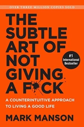 The Subtle Art of Not Giving a F*ck av Mark Manson - Livssyn og Selvutvikling