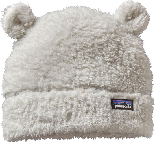 Patagonia Baby Furry Friends Hat Birch White Patagonia Baby Furry Friends Hat Birch White