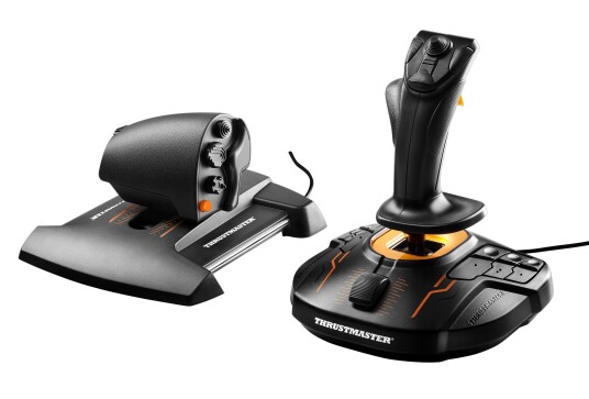 Thrustmaster T.16000M FCS Hotas Joystick og gasspedal kablet for PC