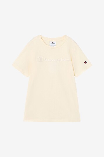 Champion T skjorte SS Tee Beige Champion T skjorte SS Tee Beige