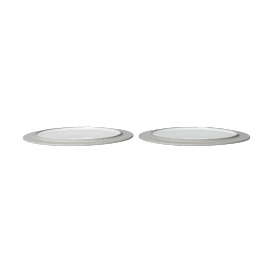 Ferm Living Sonae tallerken 2 pk Grey white Ø25 cm