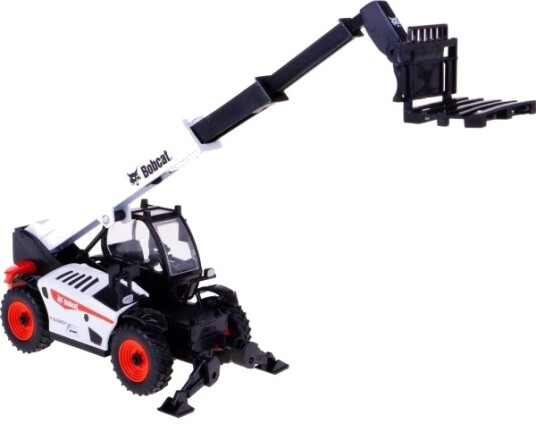 Bburago 1:48 Teleskopisk Laster Bobcat T40.180slp Med Gafler Til Pall 18-32087