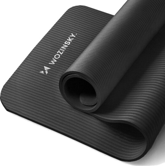 Wozinsky Yogamatte 181x63x0,9 cm - Svart Wozinsky Yogamatte 181x63x0,9 cm - Svart