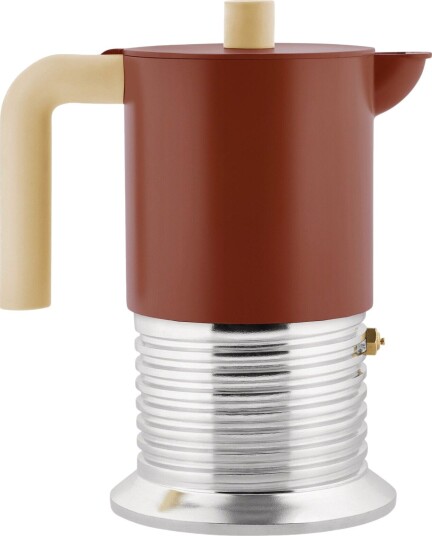 Alessi Vite mokkakanne, 6 kopper, brun