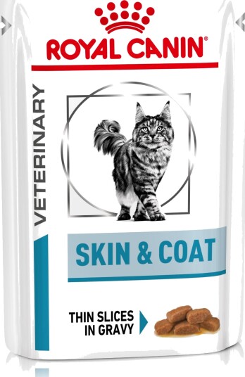 Royal Canin Veterinary Feline Skin & Coat I Saus 24 X 85 G