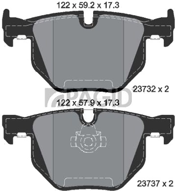 PAGID T1366N Bremseklosser