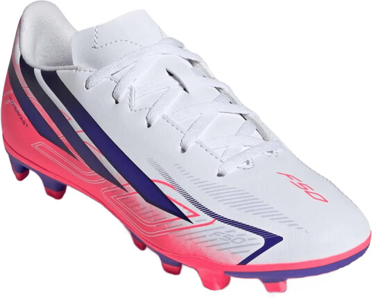 Adidas Performance F50 Hyperfast Club Fg/Mg J White 33.5