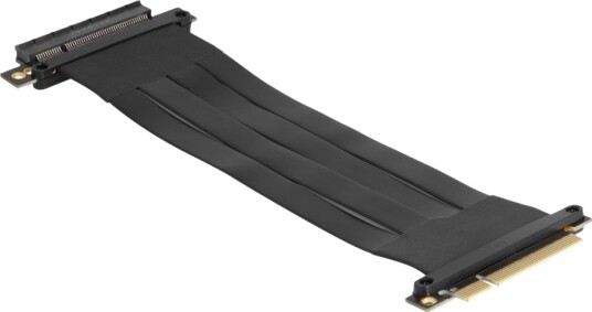 Delock Riser Card Pci Express X8 To X8 With Flexible Cable Stigekort 88029