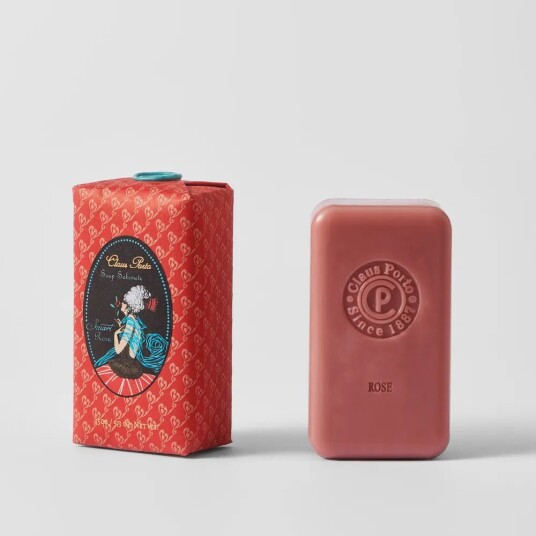 Claus Porto Smart Rosa Wax Sealed Soap Bar Claus Porto Smart Rosa Wax Sealed Soap Bar