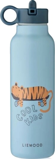 Liewood Falk vannflaske 50 cl Tiger-beach Blå