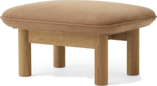 Audo Copenhagen Brasilia Ottoman Oak/Dunes