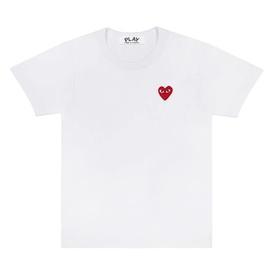 Comme Des Garcons Play T-Shirt Men'S T-Shirt Hvit  male S