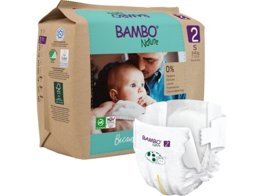 Bambo Nature 2 Babybleie Tapebleie 3 6 Kg