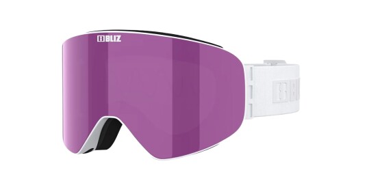 Bliz Flow Matte White / Smoke Pink ONE SIZE