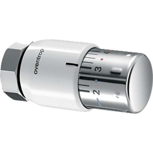 Oventrop Termostat Uni SH Design 7 28 Grader Hvit Og Krom Oventrop Termostat Uni SH Design 7 28 Grader Hvit Og Krom