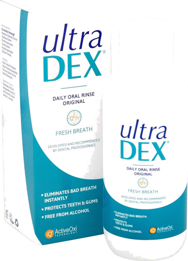 UltraDex Mouthwash Original Fresh Breath mot dårlig ånde 500 ml.