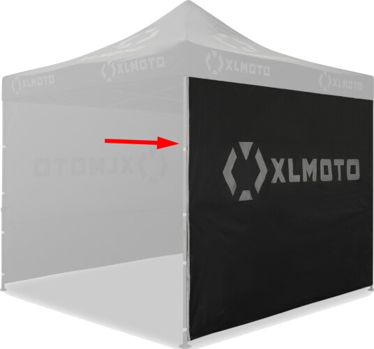 Xlmoto teltutstyr Teltvegg XLMOTO Svart 3stk Xlmoto teltutstyr Teltvegg XLMOTO Svart 3stk