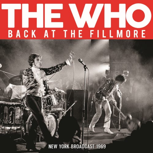 The Who  Back At The Fillmore  New York Broadcast 1969  CD