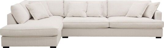 Rossita Lyx 4 seters Venstrevendt L formet Extra Dyp Sjeselongsofa i Manchester   Offwhite Manchester