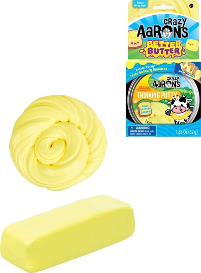 Crazy Aarons Thinking Putty Slime 60 g, Better Butter Crazy Aarons Thinking Putty Slime 60 g, Better Butter