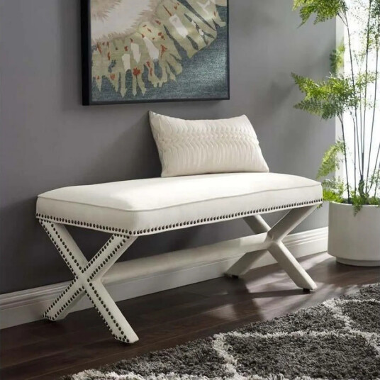 Mursida Sittepuff 120 cm Hvit