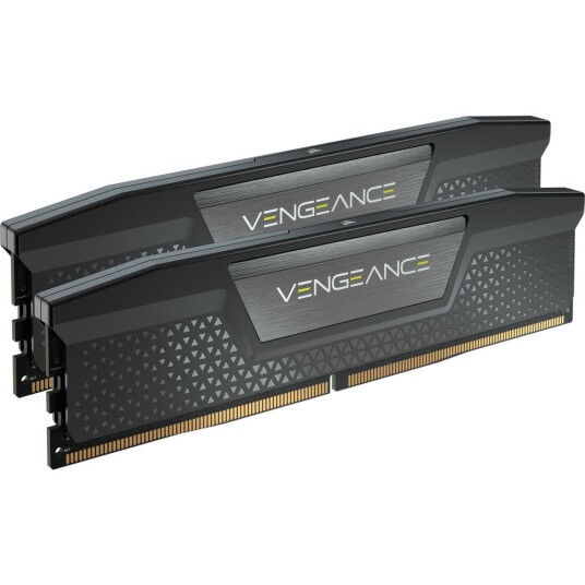 CORSAIR 6400MHz 64GB 2x32GB DDR5 DIMM Unbuffered Std PMIC XMP 3.0 VENGEANCE Black Heatspreader