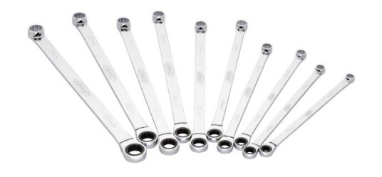 Vigor V7031 Ringnøgle-Sæt 10 Dele Nøglebredde (Metrisk) (Kun Til Del) 10 - 19 Mm