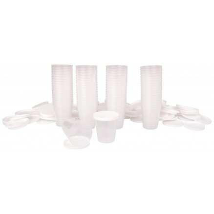 Diverse Beger med lokk 30 ml 75 stk Diverse Beger med lokk 30 ml 75 stk