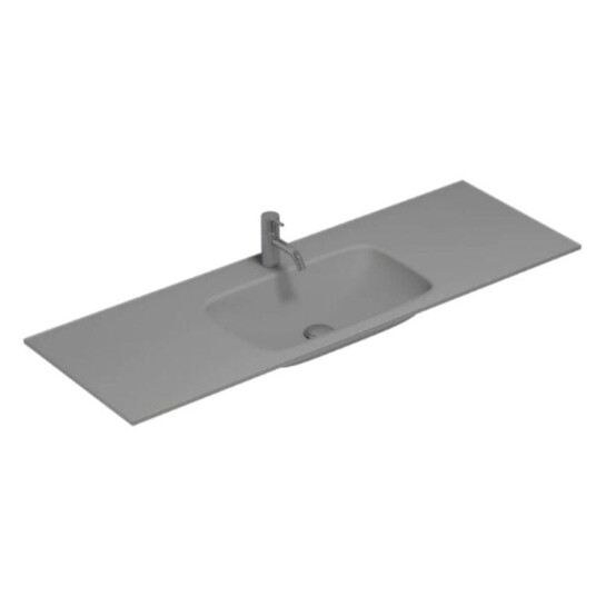 Dansani Calidris Form Servant Måltilpasset D40cm Lys grå Matt / 180cm