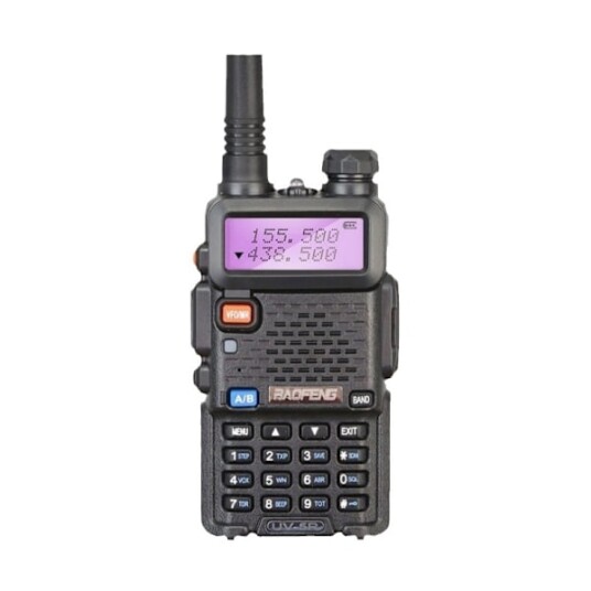 Baofeng UV 5R VHF UHF Dobbelbånds Walkie Talkie Komradio Jaktradio
