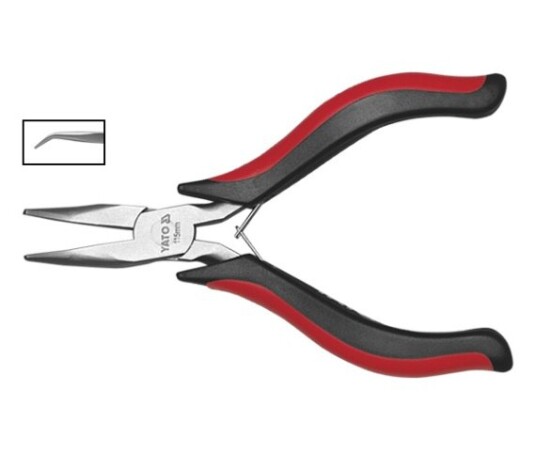 Yato Låseringtang 115mm med Ergonomisk Håndtak - Sort/Rød