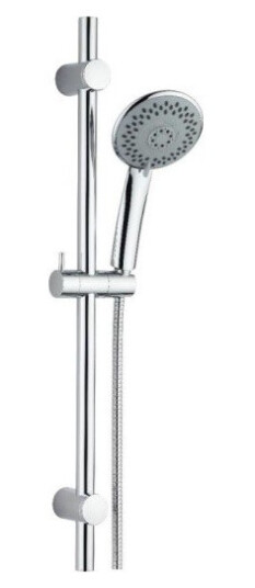 Nicobelli Uniflex deluxe dusjsett, krom