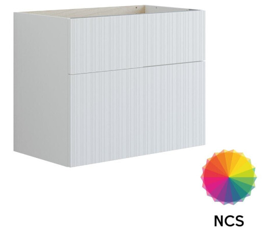 Dansani Inzo Urban Riflet Servantskap 2 Skuff B60 120xh64xd44cm NCS Farge / 80cm