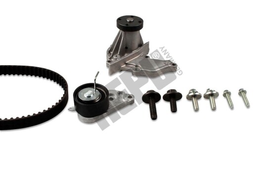 Vannpumpe + tannremmsett HEPU PK02350 Vannpumpe + tannremmsett HEPU PK02350