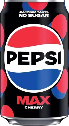 Pepsi Max Cherry Sukkerfri Brus 330 ml USA Pepsi Max Cherry Sukkerfri Brus 330 ml USA